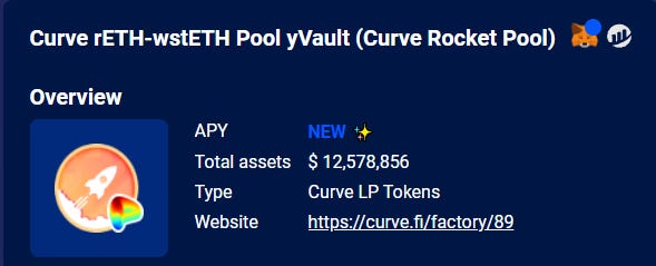 Yearn Finance Vault