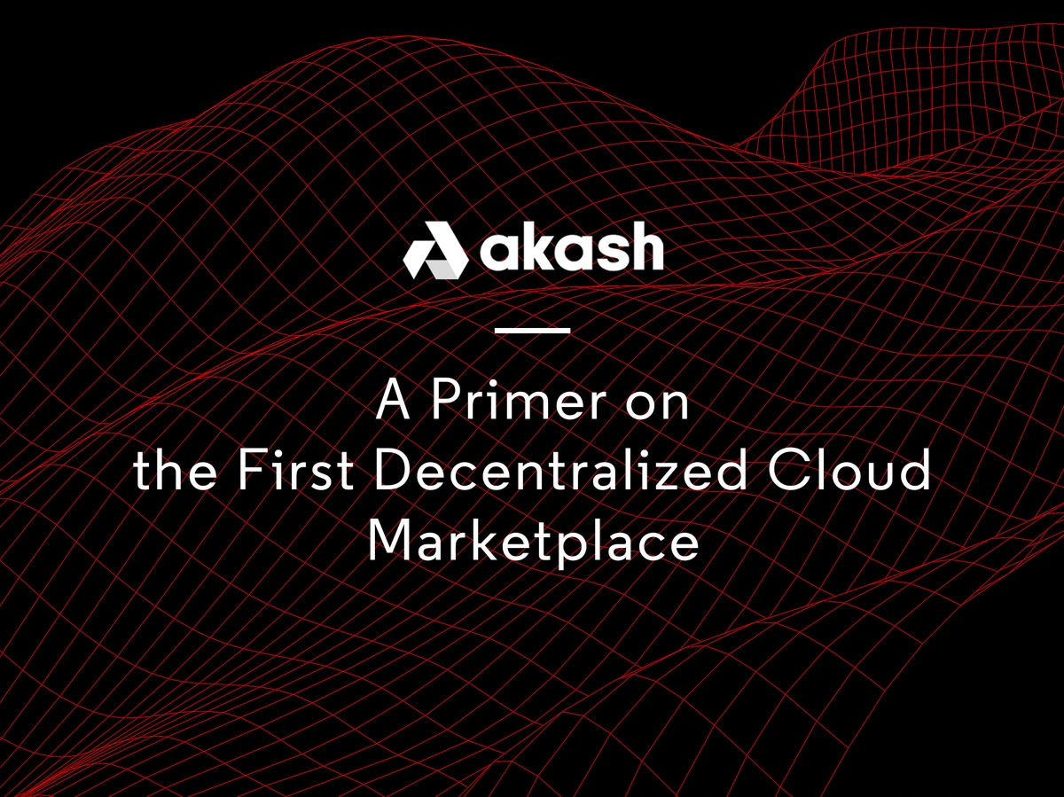 Akash Network AKT decentralized cloud marketplace