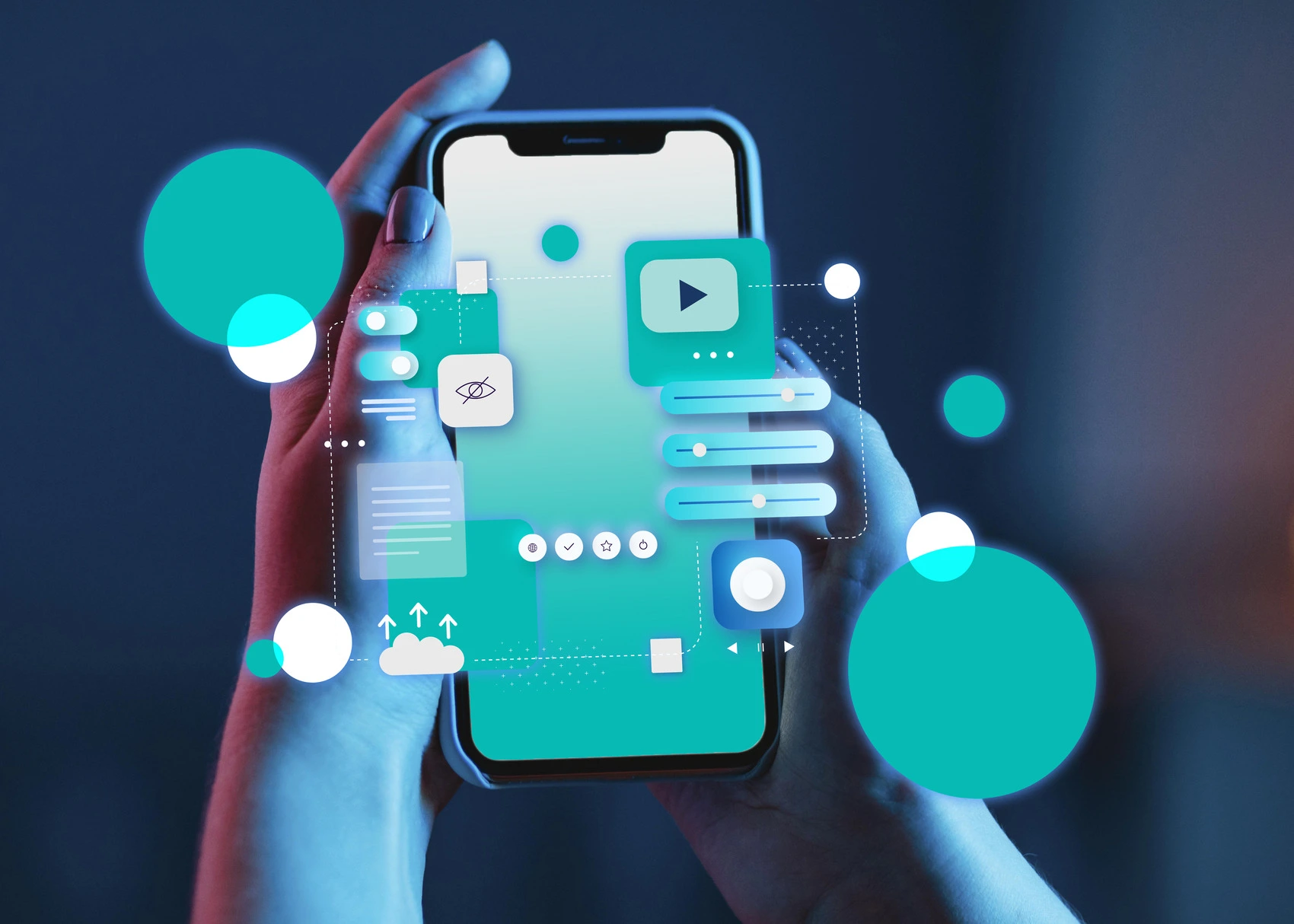 mobile phone node app icon
