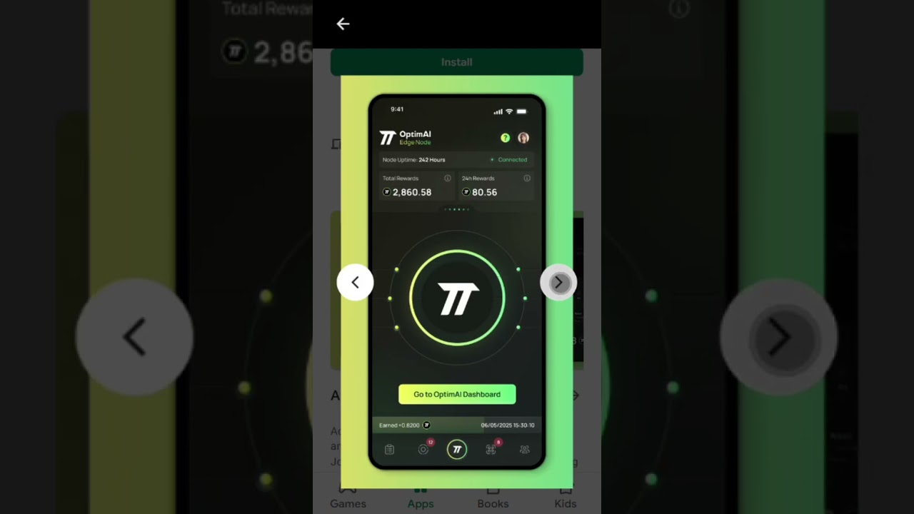 OptimAI Edge Node mobile device