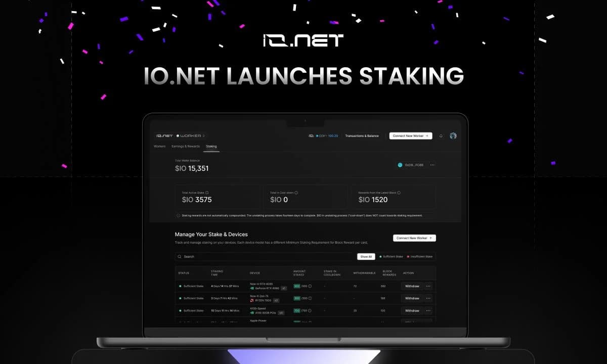io.net DePIN GPU network